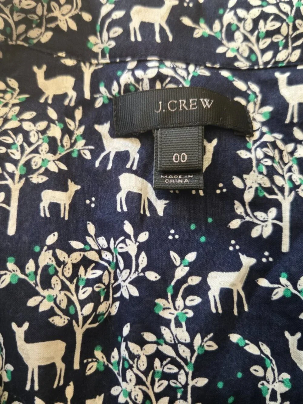 J.Crew Collared V-Neck Blouse